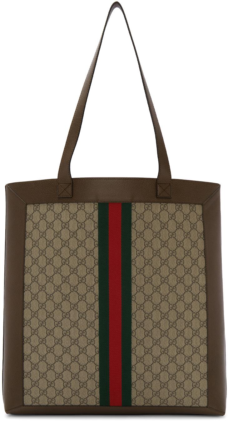 Gucci Ophidia small GG tote bag Brown Cloth ref.163455 - Joli Closet