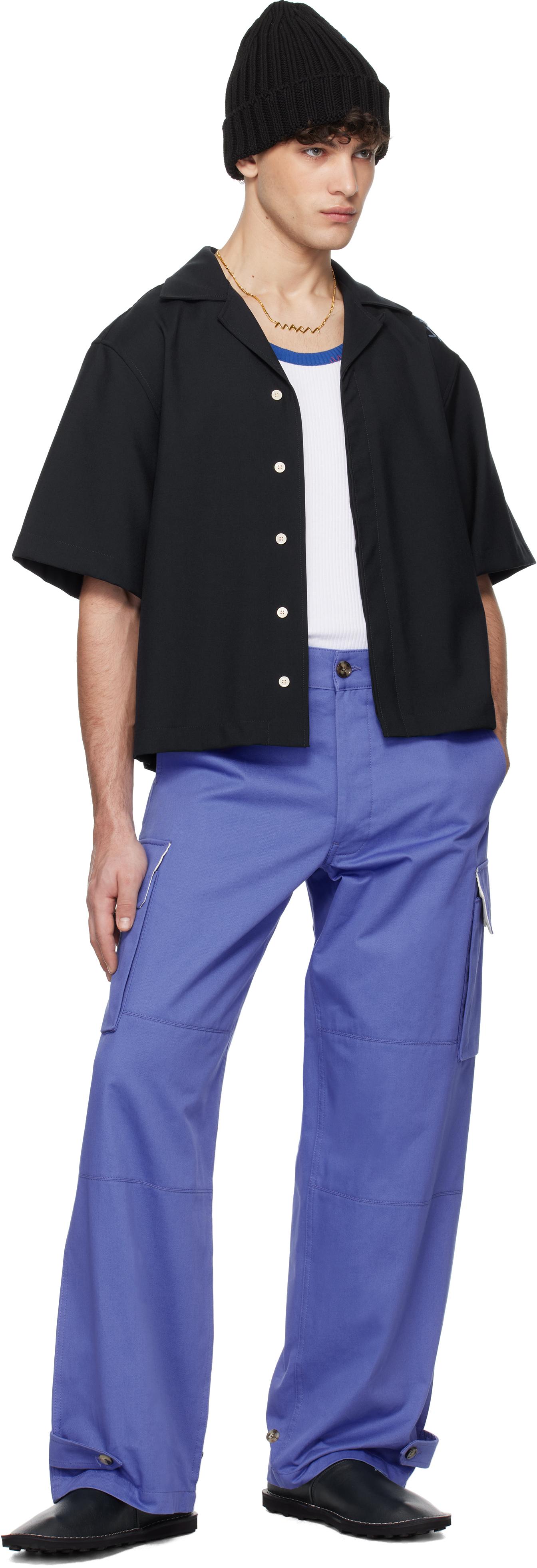 メンズ Marni ネイビー Symbol スリッポン ブラック | Lyst