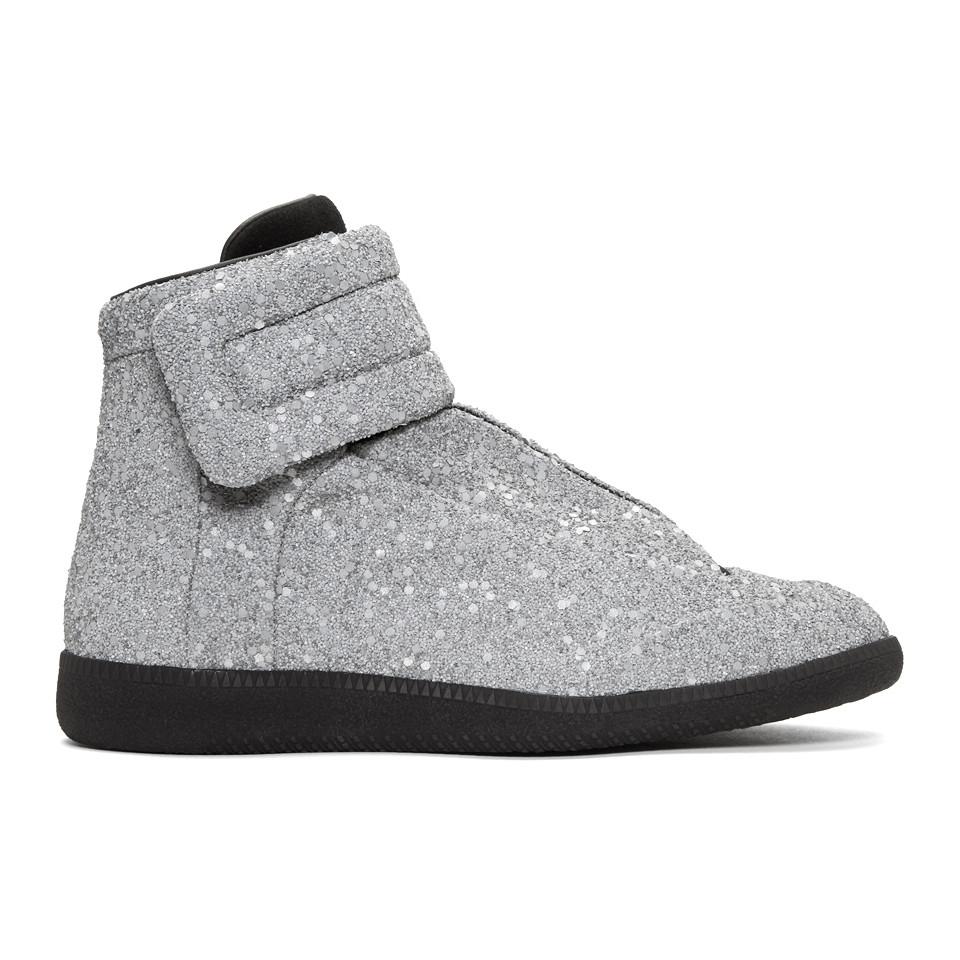 Maison Margiela Suede Silver M3 Future Sneakers in ...