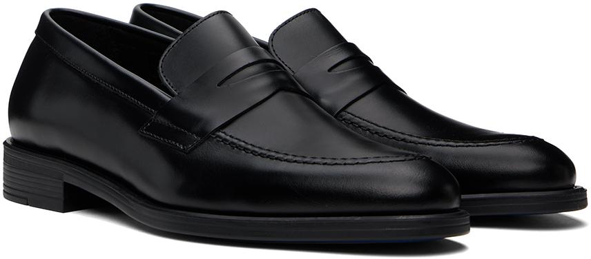 Paul Smith Black Leather Remi Loafers for Men Lyst UK