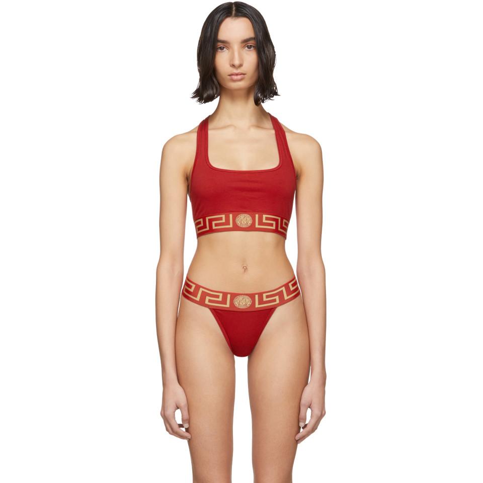 Red versace bra Clearance
