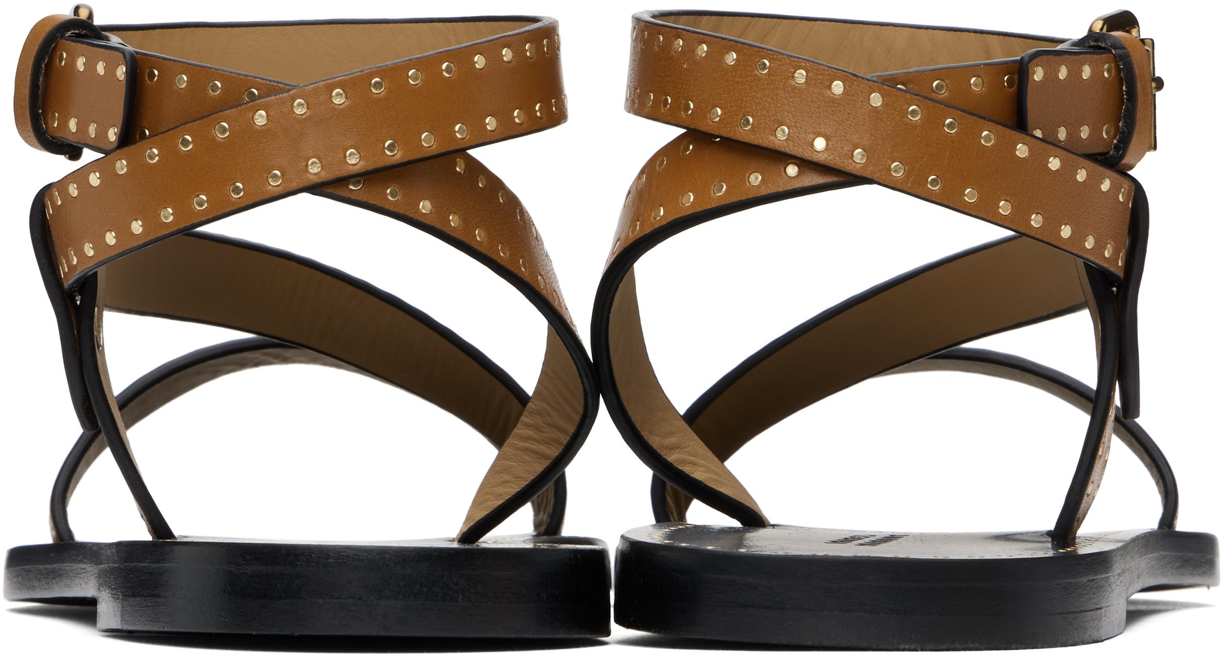 Isabel Marant Jopee Sandals in Black | Lyst