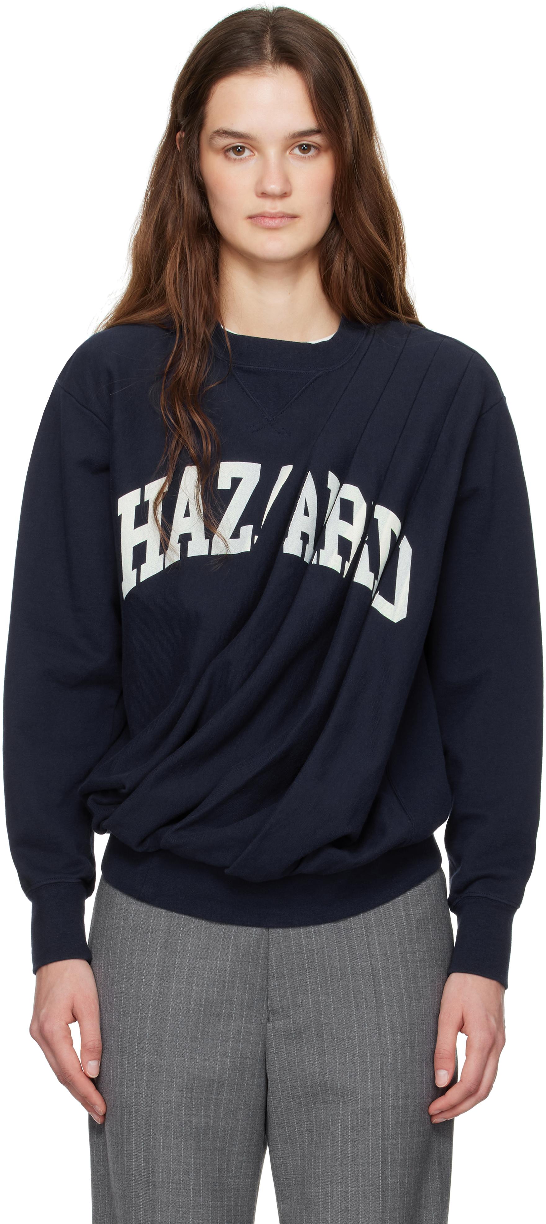 UNDERCOVER HAZARD ロゴ トレーナー グレー