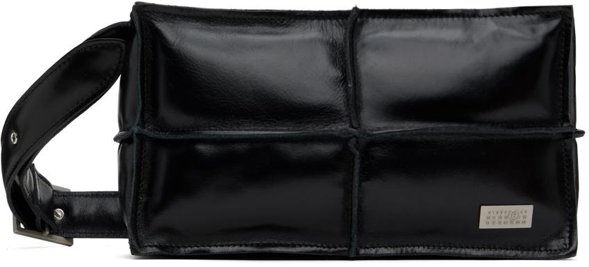 MM6 by Maison Margiela ミニ Numeric トップハンドル バッグ ブラック