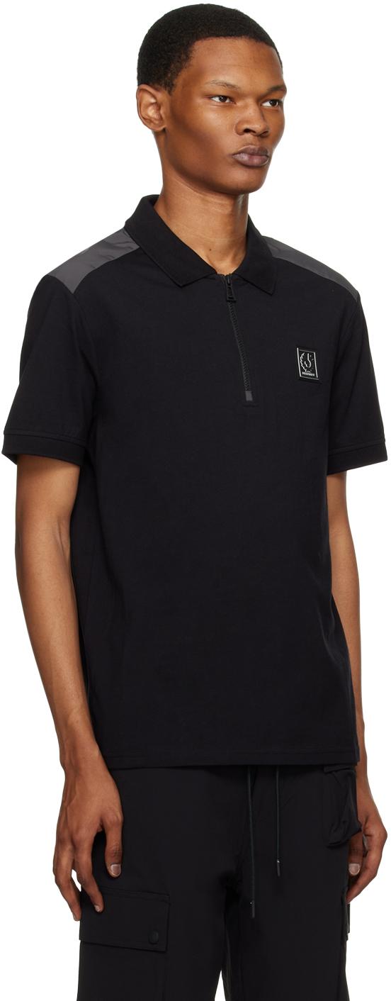belstaff shuttle zip polo shirt