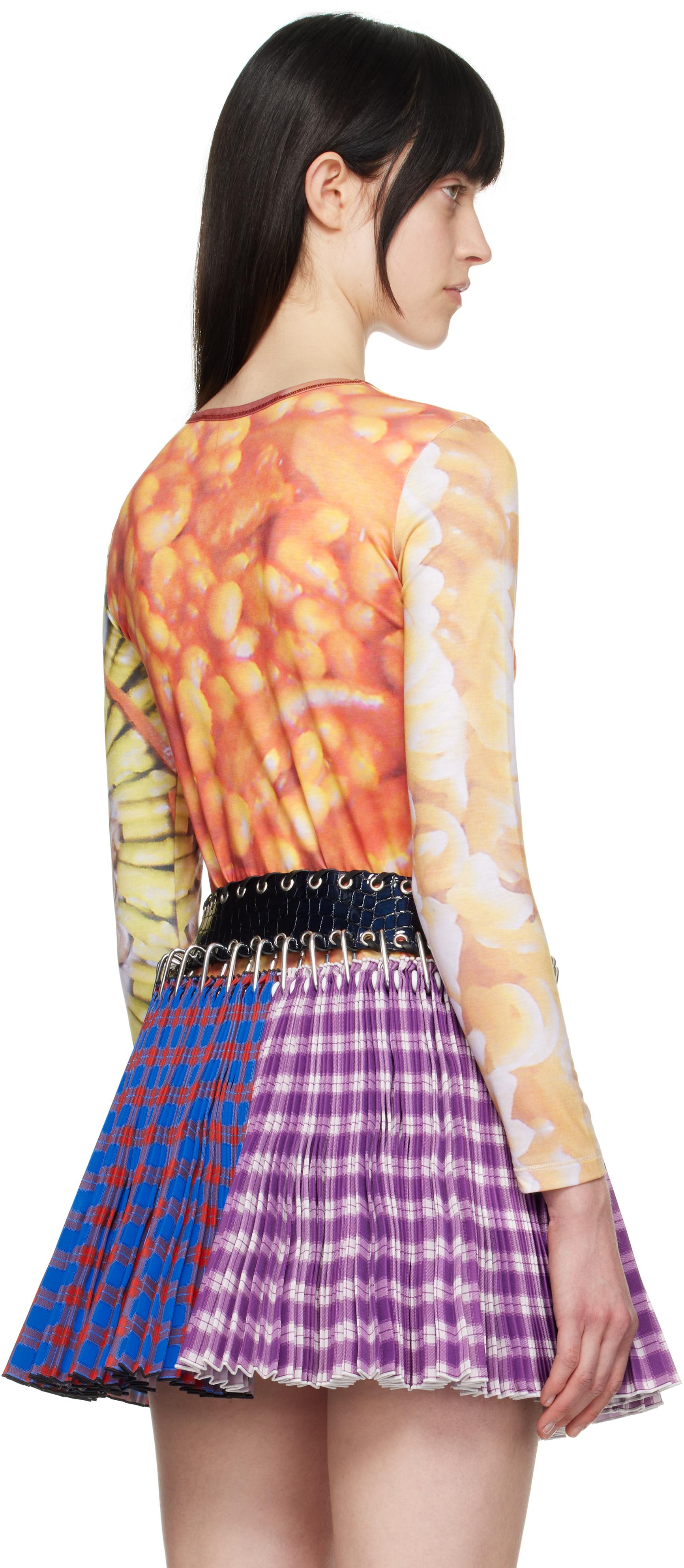 CHOPOVA LOWENA purple hazeメッシュトップス Tops – Chopova Lowena
