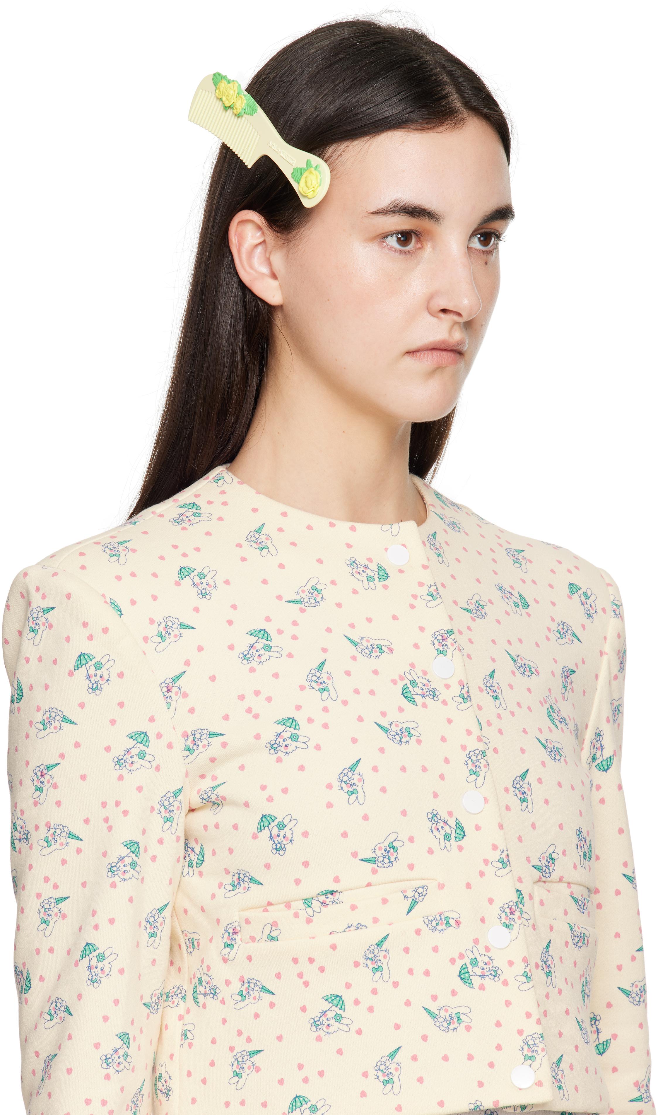 【Ashley Williams】Flower Comb ヘアクリップ Ashley Williams Flower Comb Hair Clip in Black | Lyst