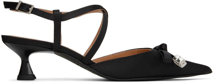 Ganni bow shoes deals