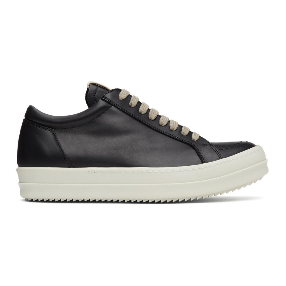 Rick Owens Vintage Low Sneaker in Black for Men | Lyst