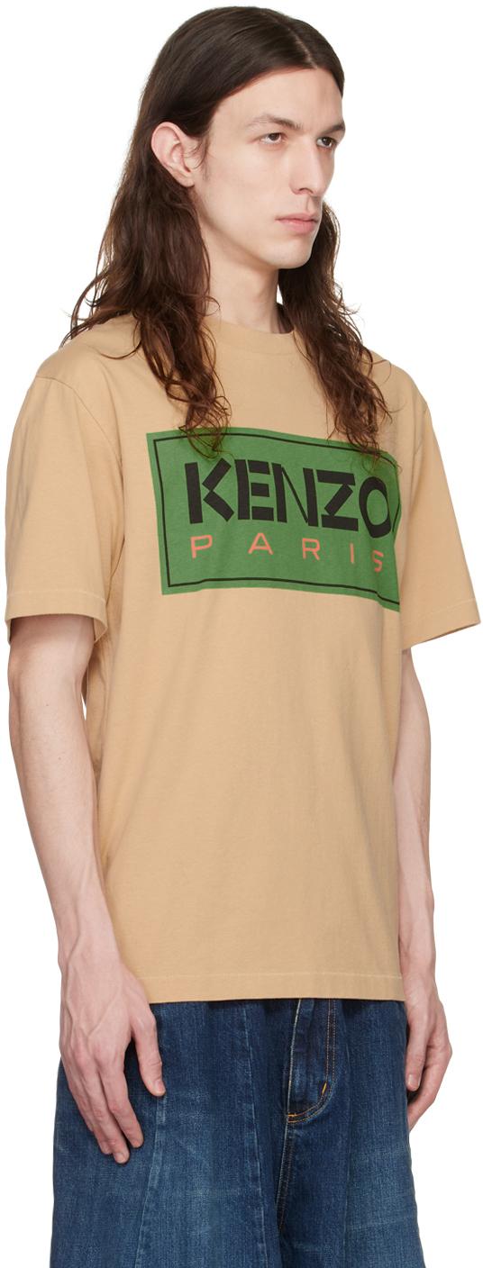 T-shirt à col ras du cou - paris KENZO pour homme en coloris Vert | Lyst