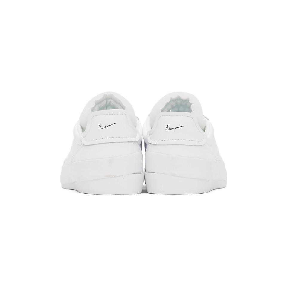 nike drop type triple white