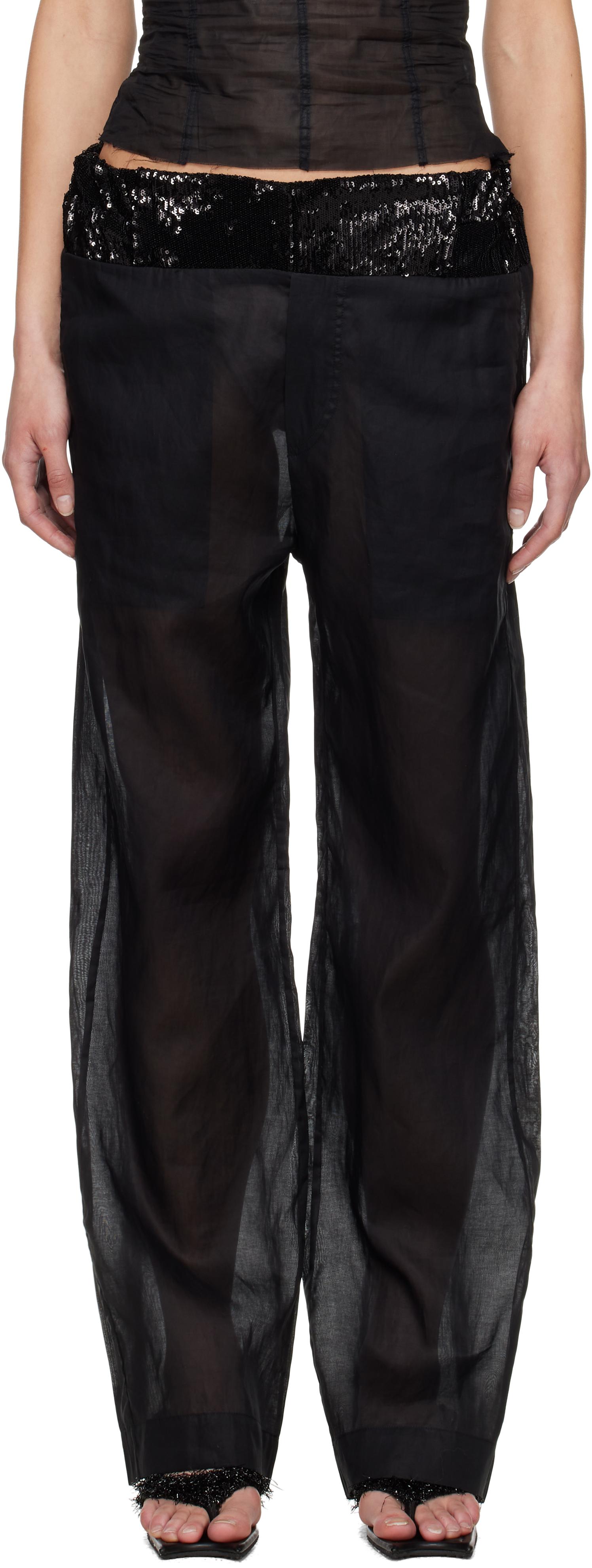 パンツ edward cuming pants Edward-Cuming-Stripe-Elastic-