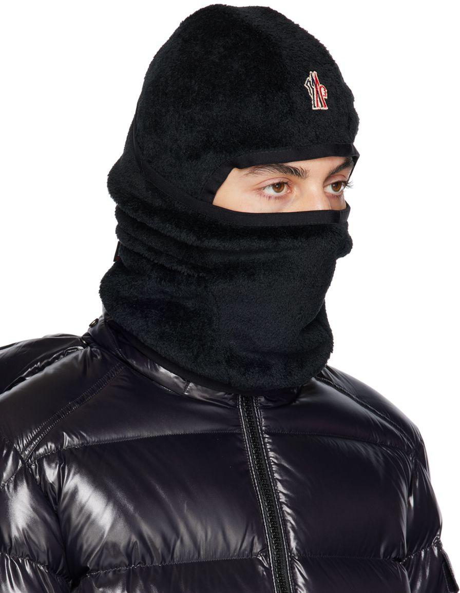 3 MONCLER GRENOBLE Black Cagoule Balaclava for Men | Lyst