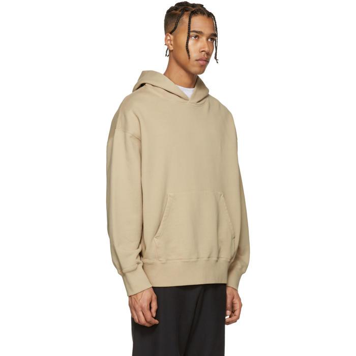 Yeezy Beige Boxy Hoodie in Natural for Men | Lyst Canada