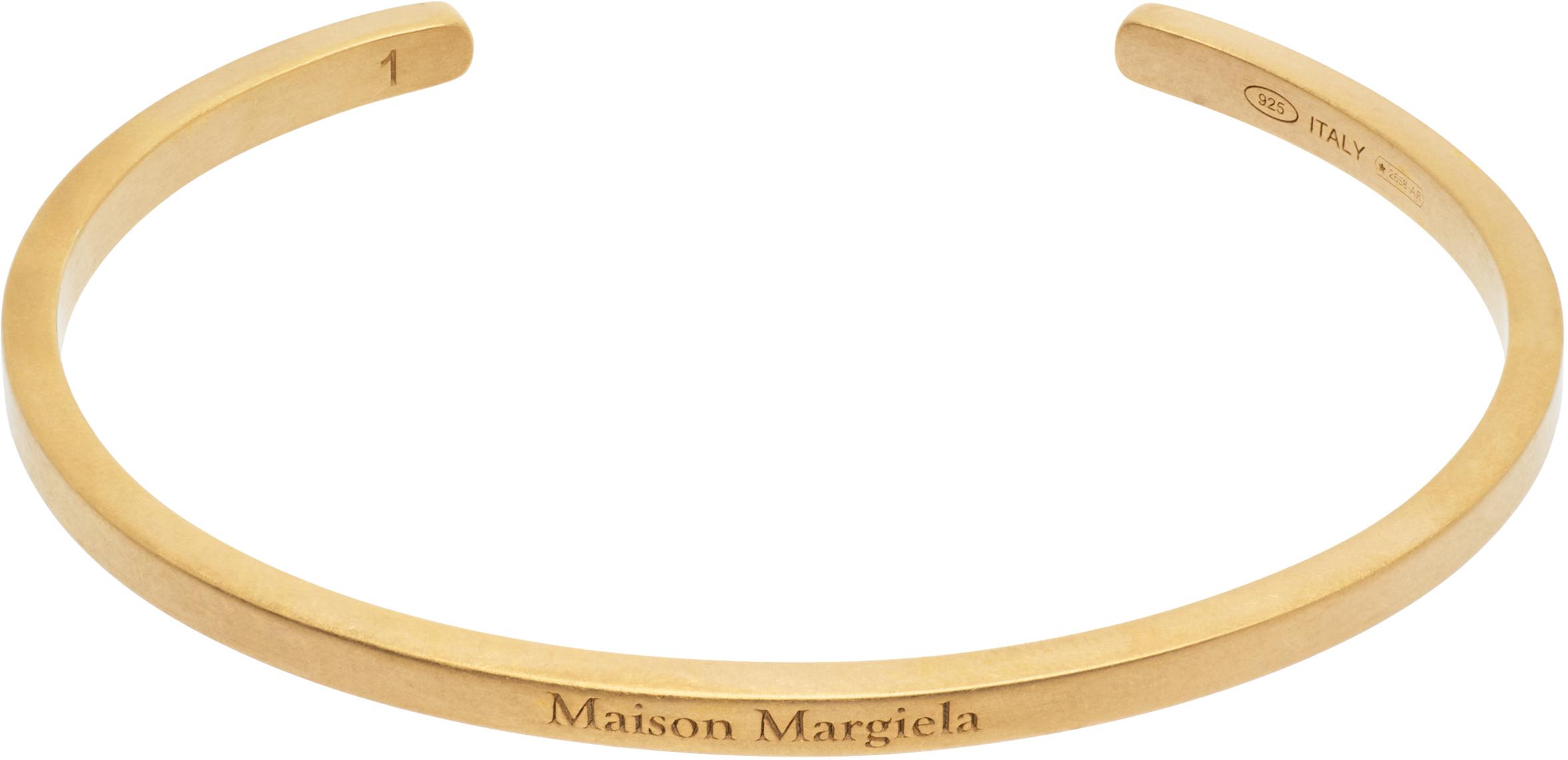 ブレスレット Maison Margiela Gold 925 Silver Bracelet Maison Margiela Gold 925 silver bracelet - unisex - Sterling