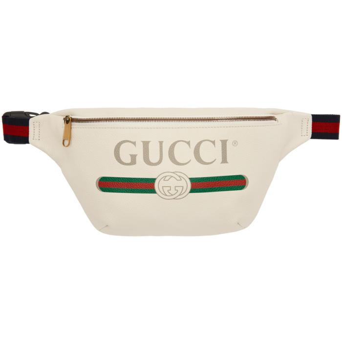 fanny pack white leather