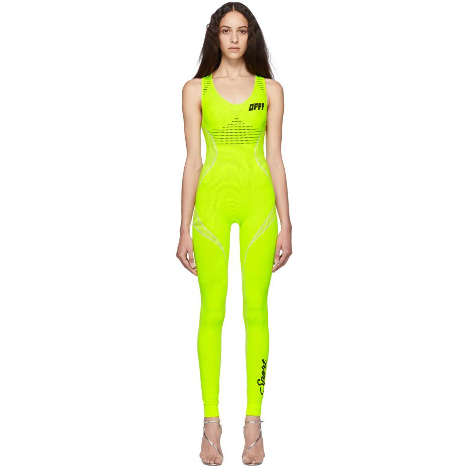 off white athletic jumpsuit