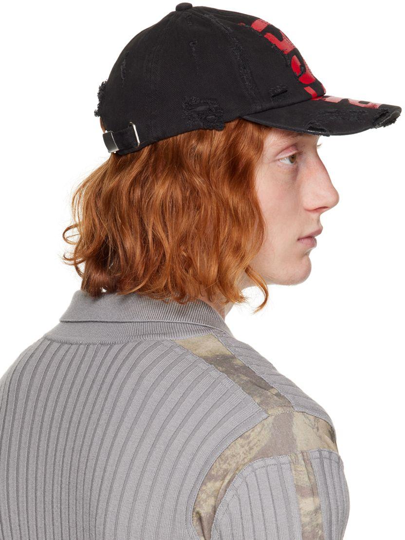 DIESEL 'c-ewan' Baseball Cap, in Black for Men | Lyst