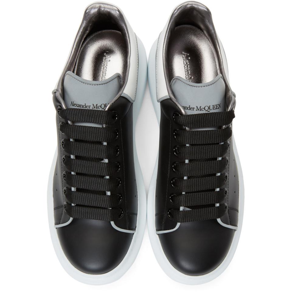 alexander mcqueen white & black oversized sneakers