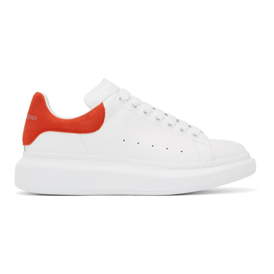 alexander mcqueen trainers orange