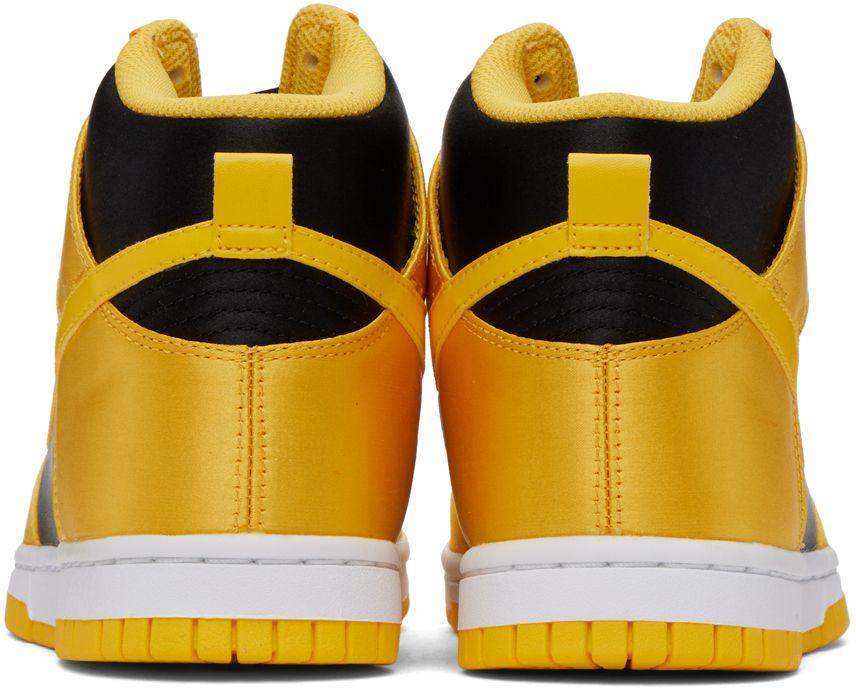 nike yellow and black high tops