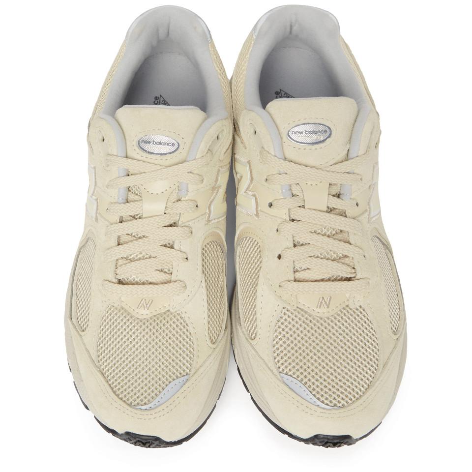 New Balance Suede Beige 2002r Sneakers in Natural for Men - Lyst