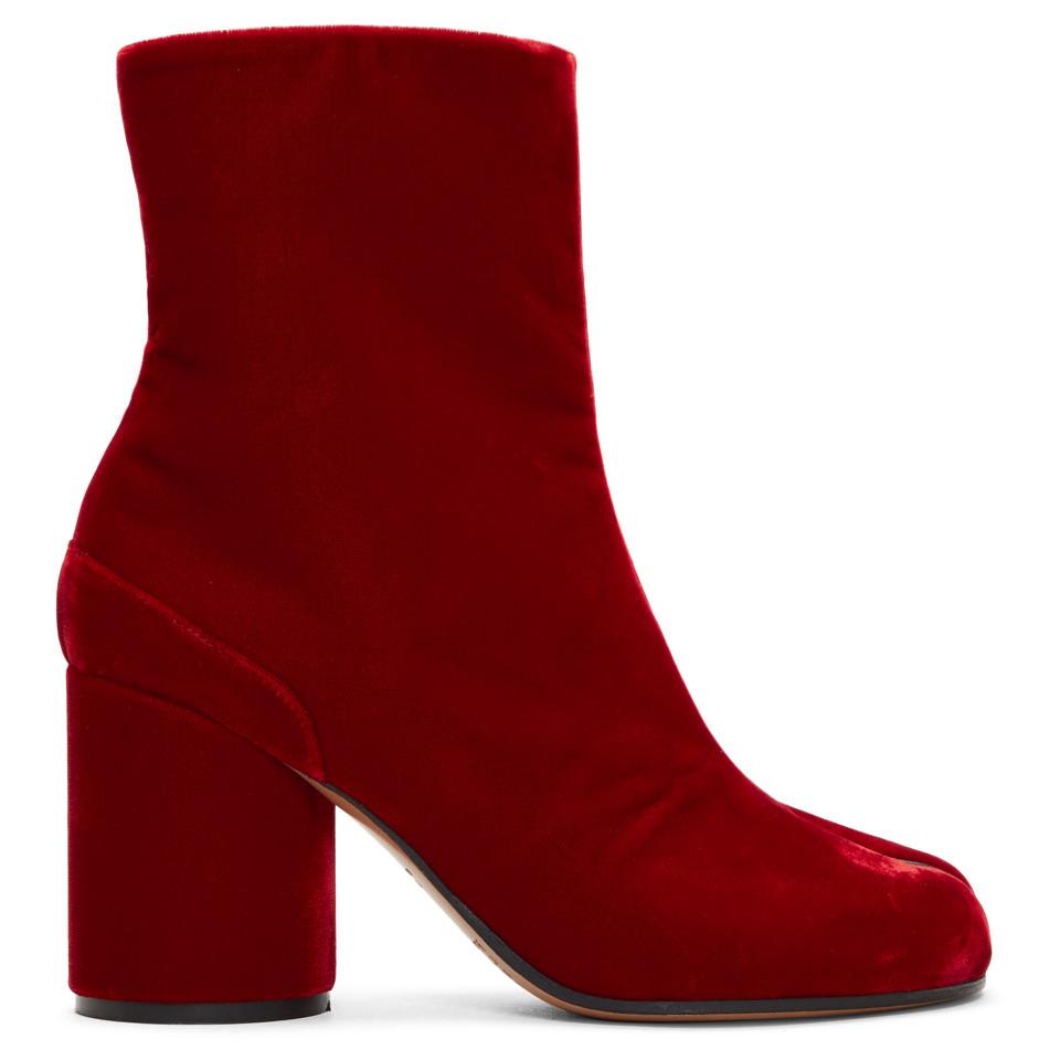 red tabi boots