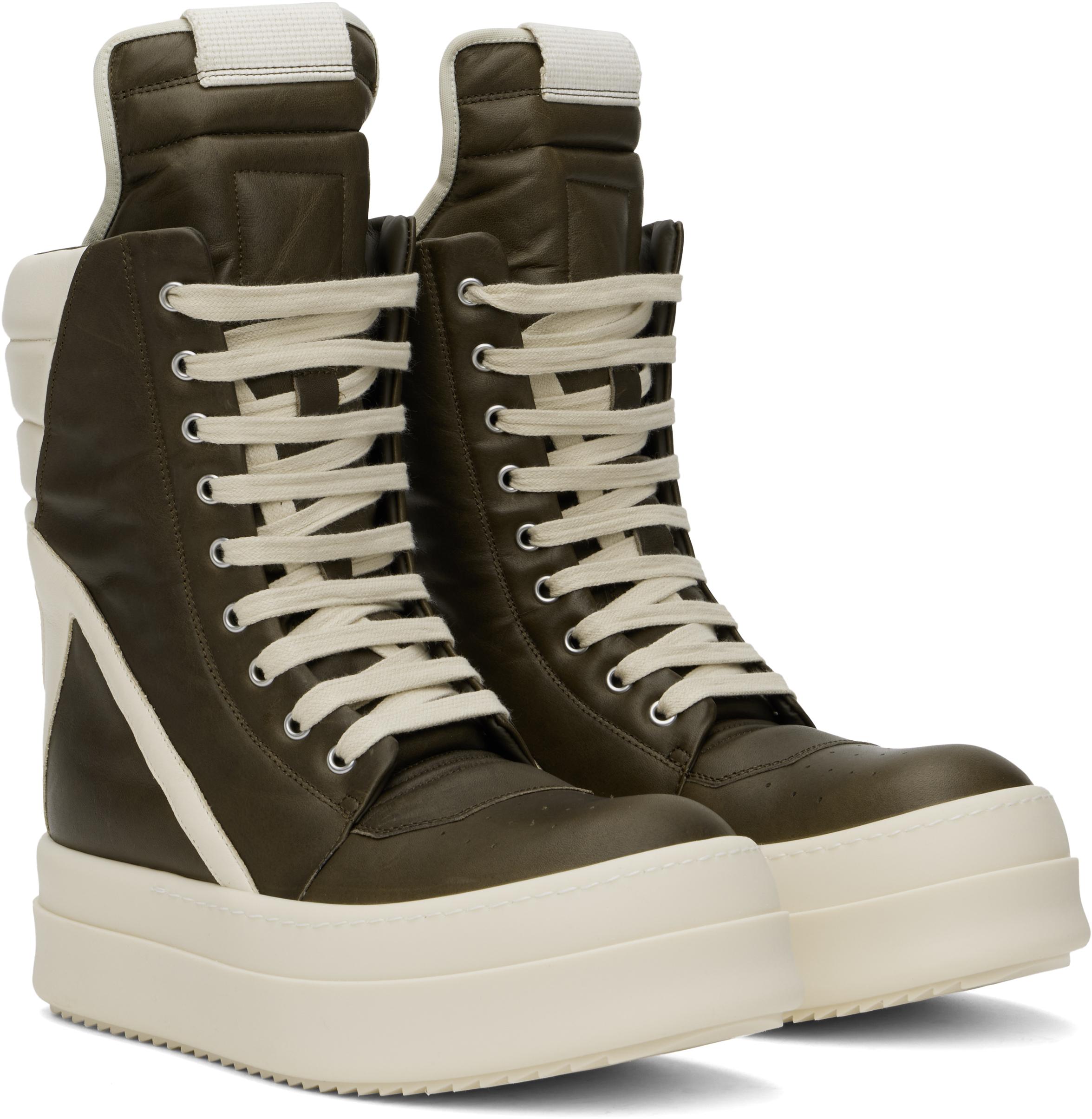 RICK OWENS◆ Porterville Mega Geobasket スニーカー ブラウン RICK OWENS PORTERVILLE MEGA GEOBASKET SNEAKERS