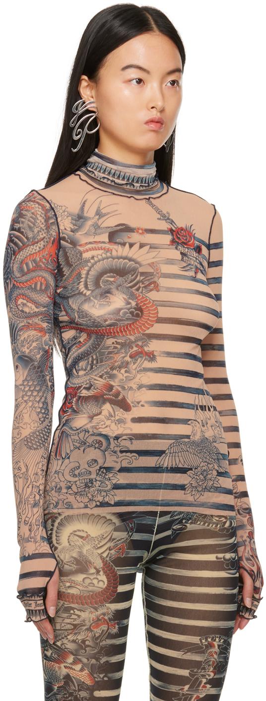 Jean Paul Gaultier レディース ブラック グラフィック Jean Paul Gaultier レディース ブラック グラフィック