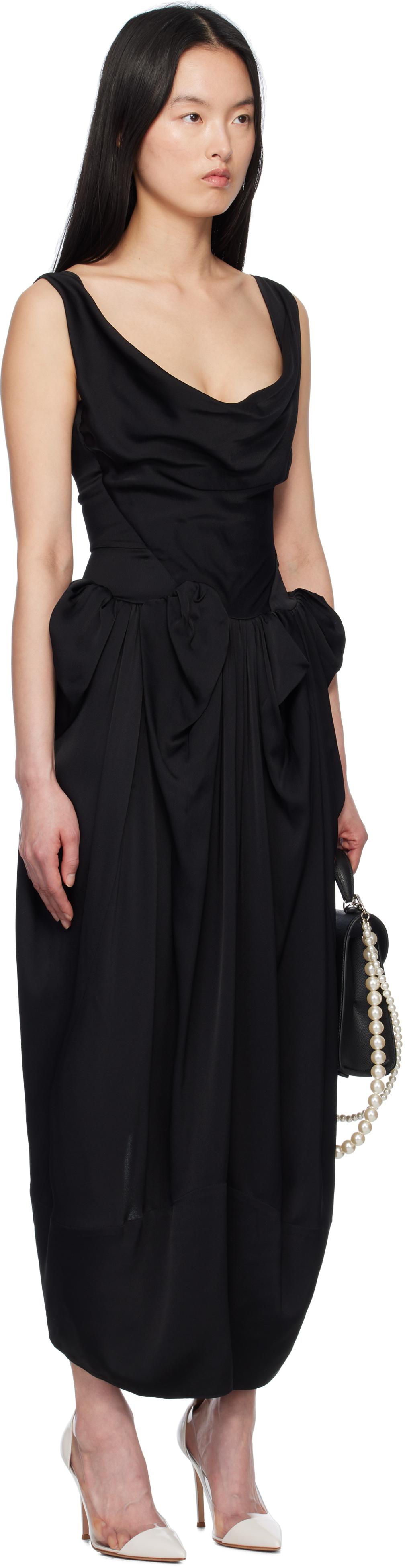 Vivienne Westwood Sunday Garden Maxi Dress in Black | Lyst