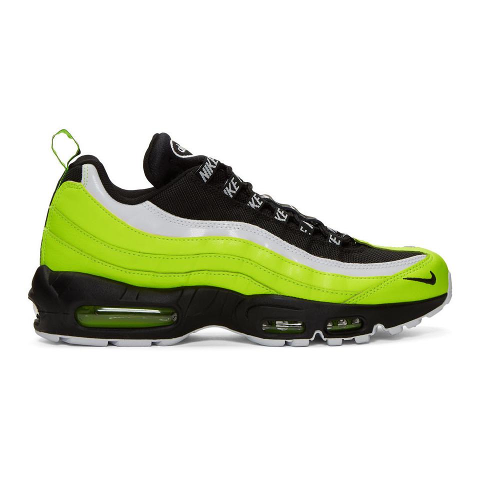 black and yellow air max 95