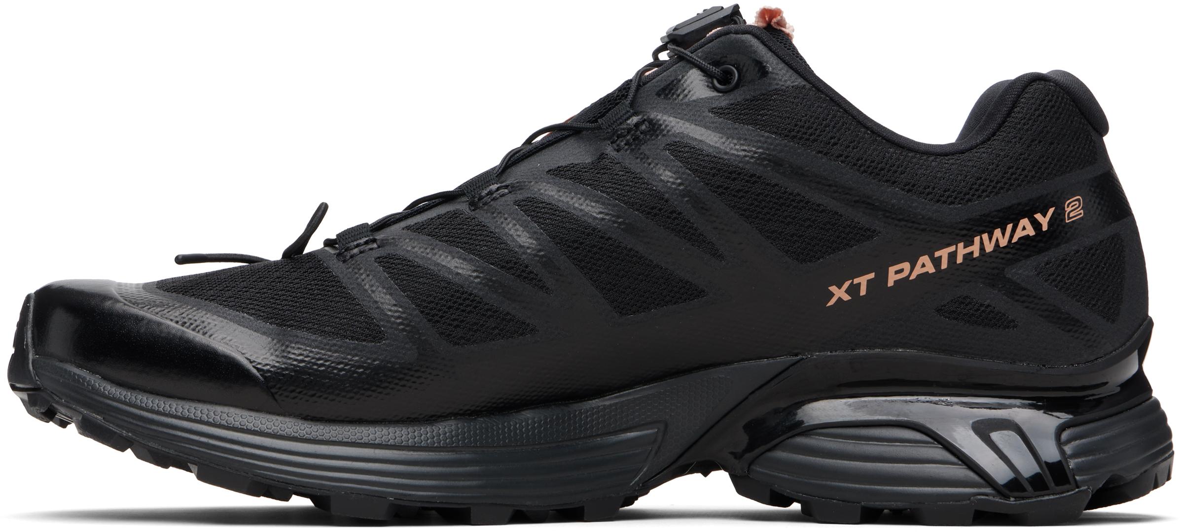 Salomon Xt-Pathway 2 Satin Sneakers in Black | Lyst