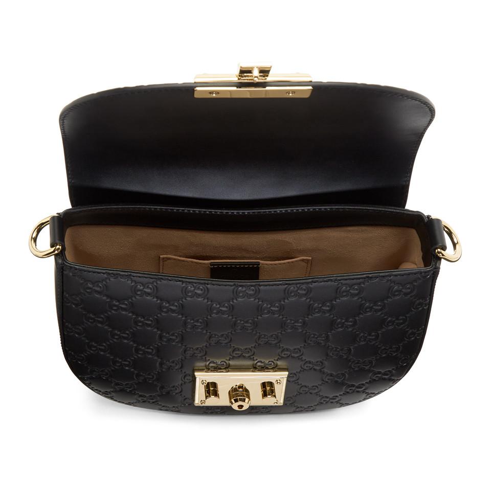 Padlock Gucci Signature Medium Shoulder Bag Review IUCN Water