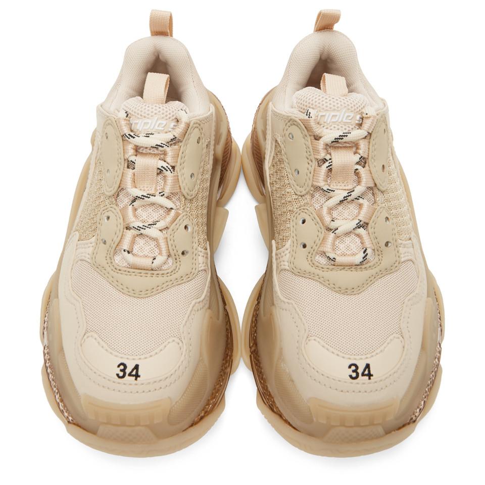 brown balenciaga sneakers