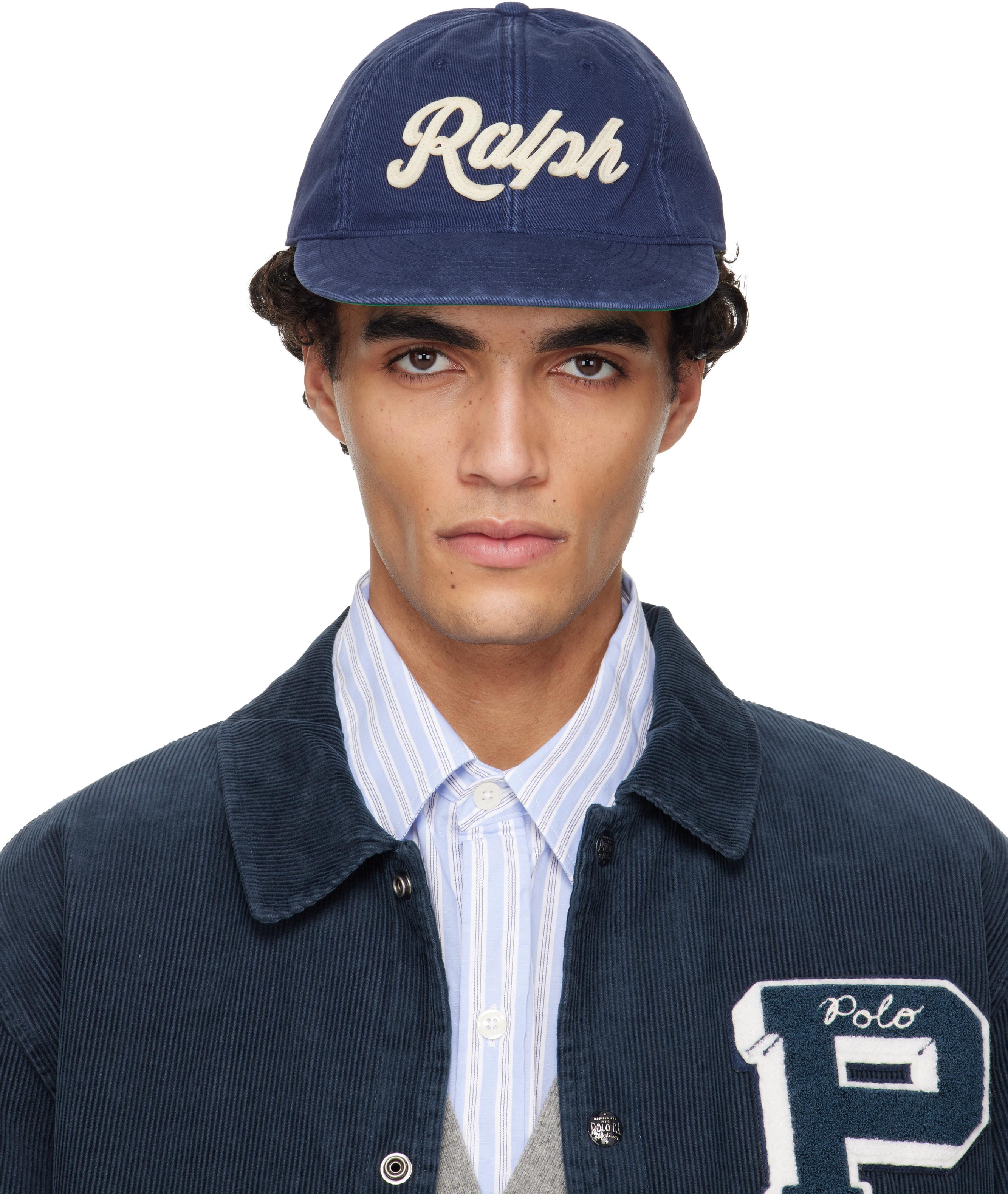 メンズ Polo Ralph Lauren ネイビー 'The Ralph' ロゴ ツイル ベース