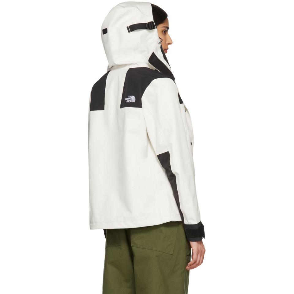 The North Face Satin Off-white And Black Gtx 1990 Mountain Jacket | Lyst