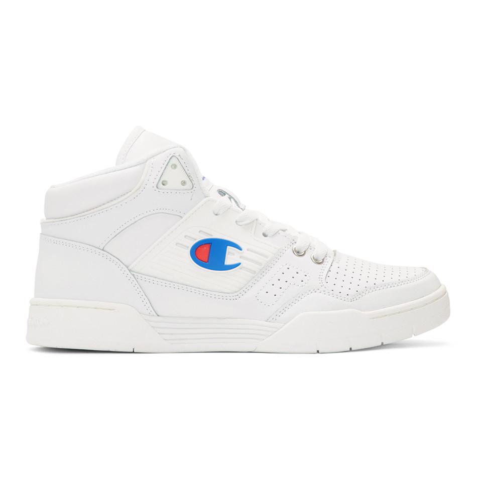 Champion White 3 On 3 Sp High-top Sneakers for Men | Lyst