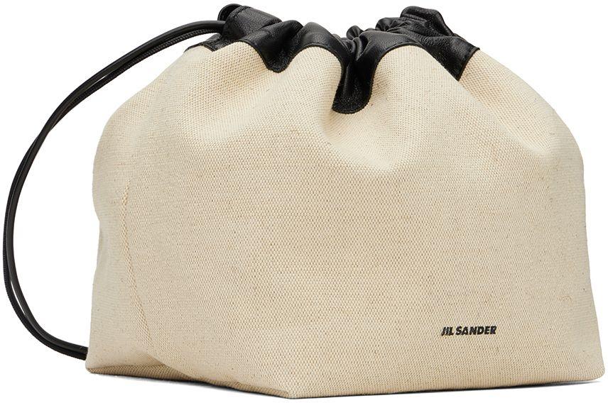 JIL SANDER｜CROSSBAGS (DUMPLING MIN (J55WG0002 P4846 906 Jil Sander Dumpling Small fringed leather crossbody bag Jil