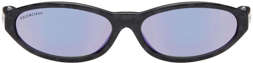 VIP【関税送料無料】希少 Balenciaga Neo Oval sunglasses Balenciaga Neo Round Oval Sunglasses in Black | Lyst