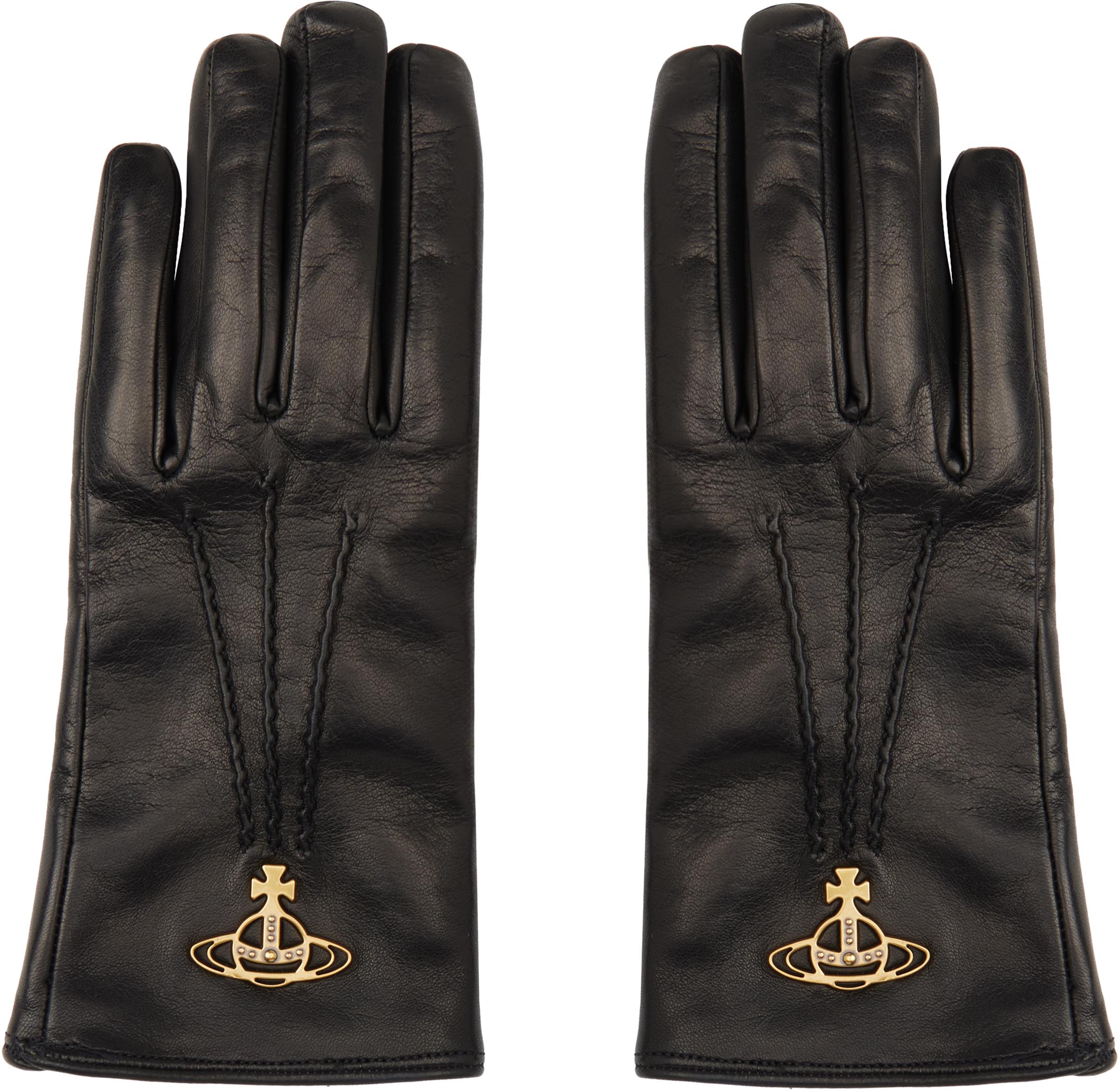 Vivienne Westwood Classic Gloves in Black | Lyst UK