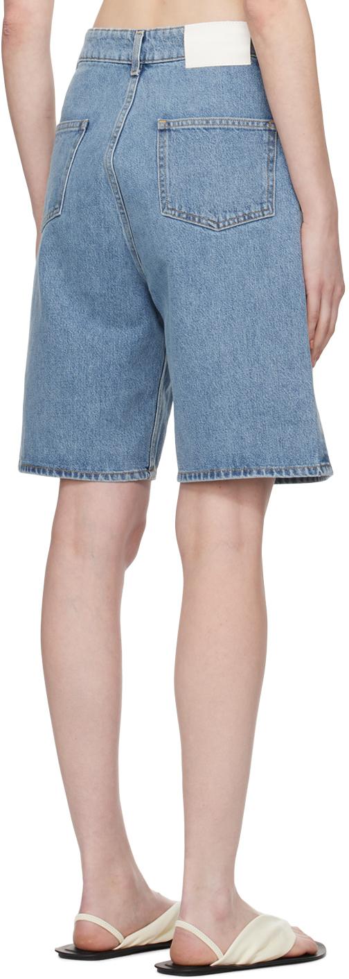 【関税込み】Loulou de Saison ブルー Isu デニムショートパンツ Loulou de Saison ブルー Isu デニムショートパンツ ブルー | Lyst