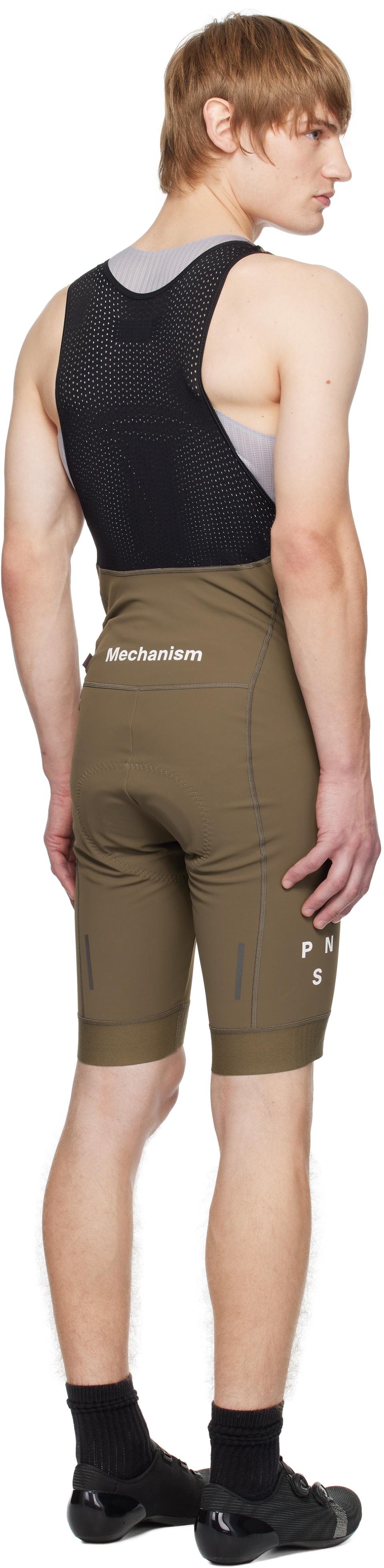 PAS NORMAL STUDIOS ビブショーツ ブラウン