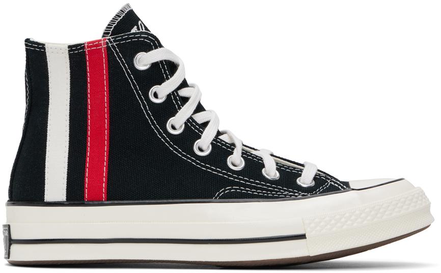 Converse Chuck 70 Archival Stripes High Top Sneakers in Black for Men Lyst UK
