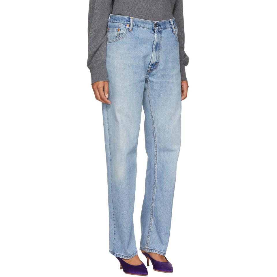 redone loose jeans