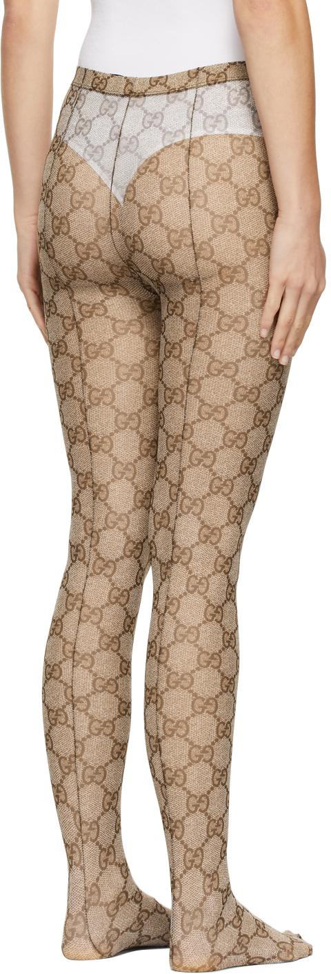 Gucci gg Tights in Natural | Lyst