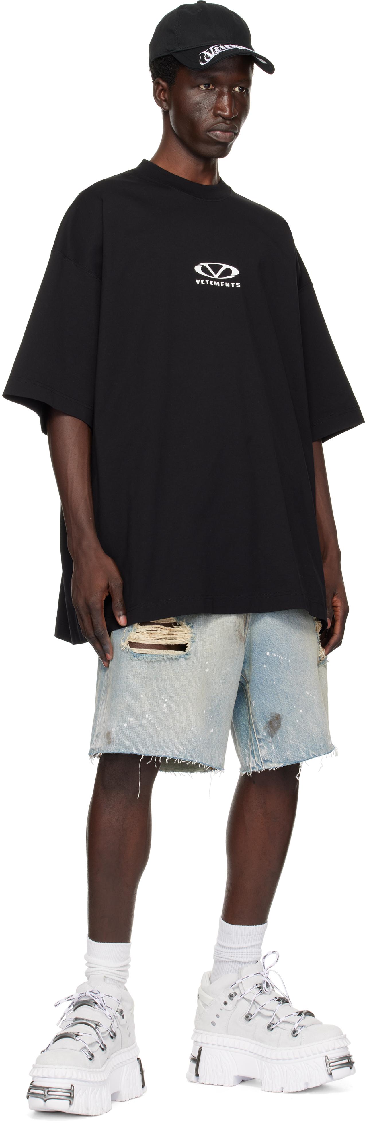 Vetements Oval Logo Oversized T-Shirt in Black for Men | Lyst UK Vetements Oval Logo Oversized T-Shirt in Black for Men | Lyst UK