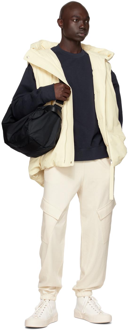 Jil Sander メンズ ナチュラル オフホワイト ドローストリング Jil Sander メンズ ナチュラル オフホワイト ドローストリング