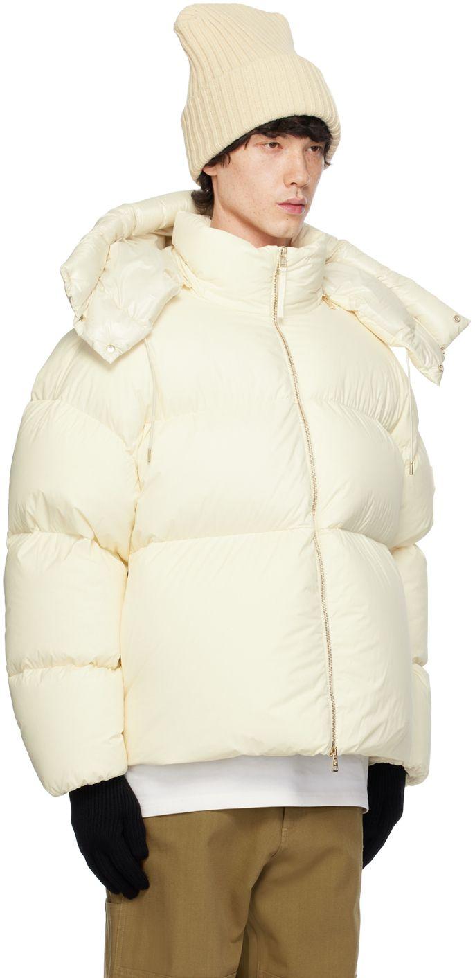 Moncler x off store white puffer