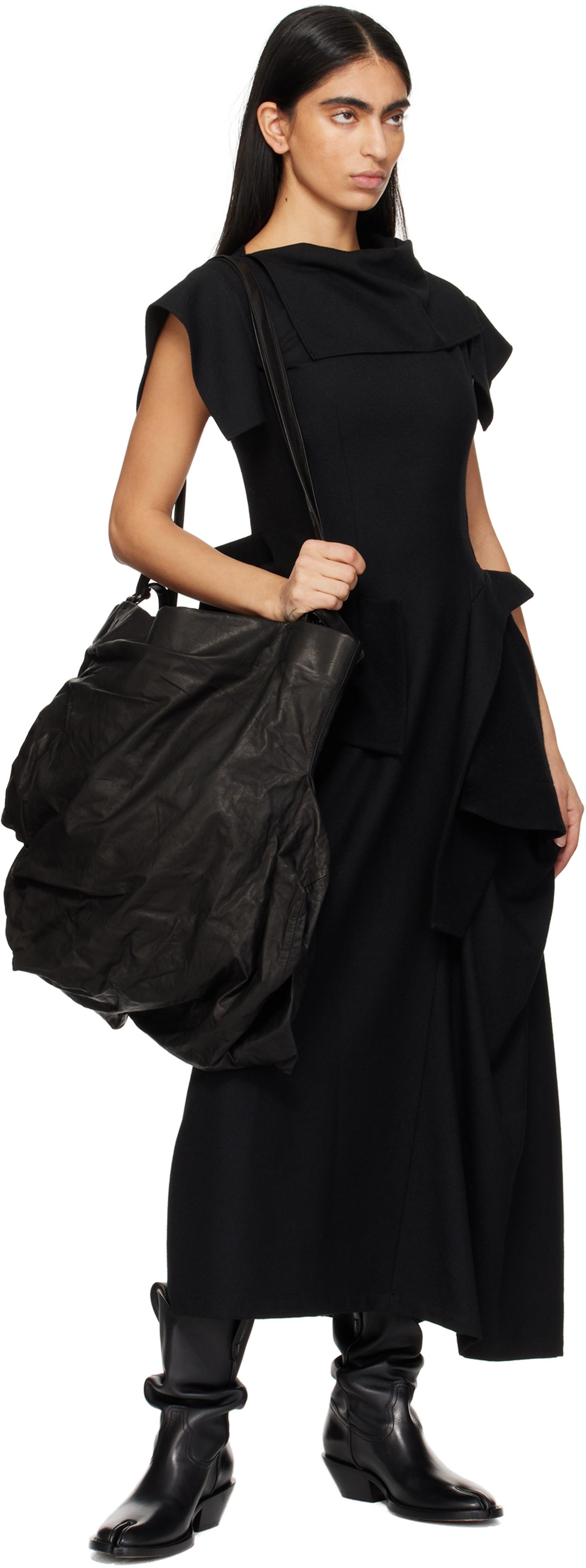 Yohji Yamamoto Unevenness Tote in Black | Lyst