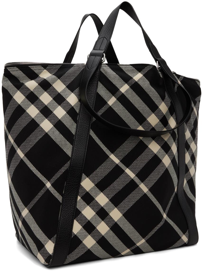 Burberry Large Field Tote in Black for Men | Lyst Canada